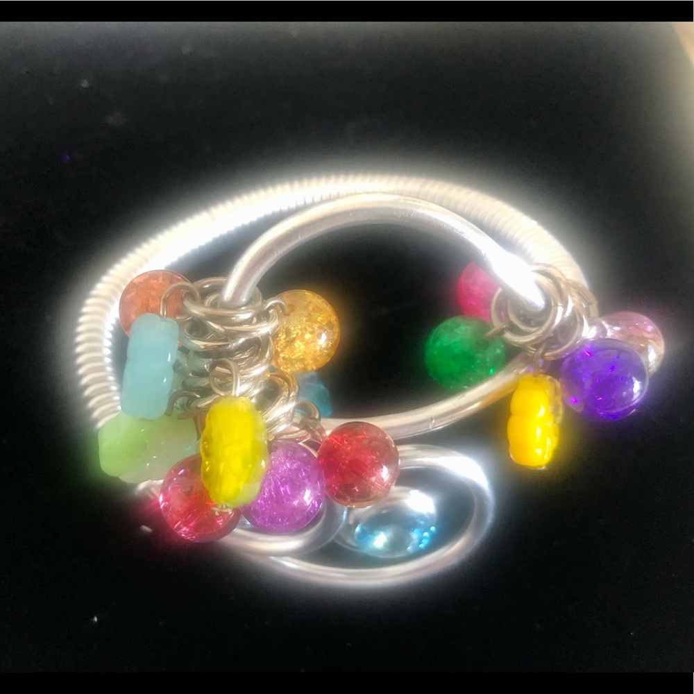 Jeff Lieb Bracelet with Rhinestones and Beads
